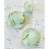 Taza y plato Alice verde
