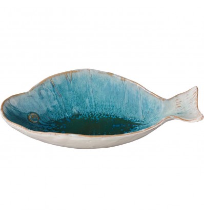 Cuenco Ocean Blue grande en forma de pez