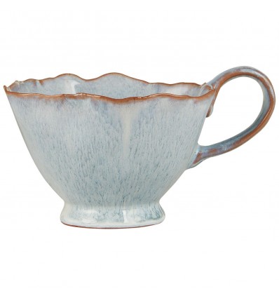 Taza con asa azul océano