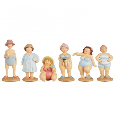 Mujeres en traje de baño 6 mod.