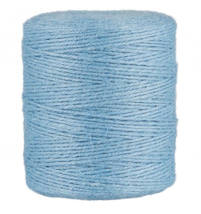 Cuerda de yute azul claro 400 m