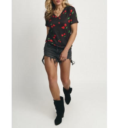 CAMISETA PICO "CEREZAS"