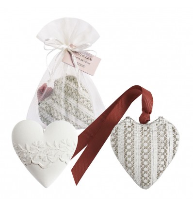 Caja corazón y decoración perfumada - Frutos del bosque