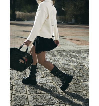 SUDADERA "CALAVERA" CRISTAL