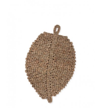 Mantel individual hoja natural