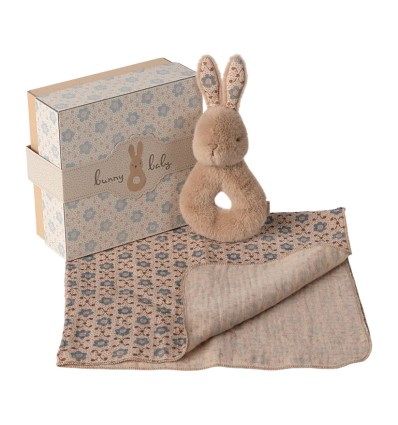 Sonajero de conejito - Melocotón crema