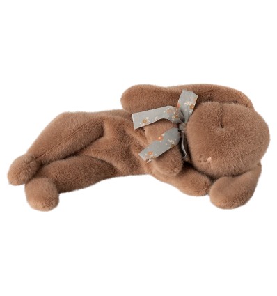 Conejito durmiente de peluche, Pequeño - Marrón claro