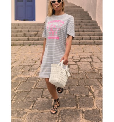 VESTIDO "EXPERTA" GRIS