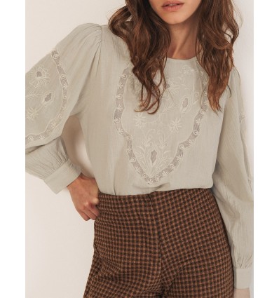 BLUSA BORDADO ROMÁNTICO