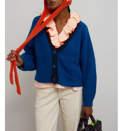 Cardigan Cocoon Azul