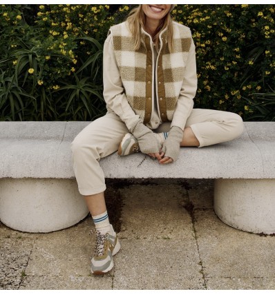 CHALECO TEDDY CUADROS