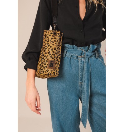 BOLSO BUCKET PIEL CAMEL