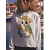 SUDADERA "SIRENA" CRUDA