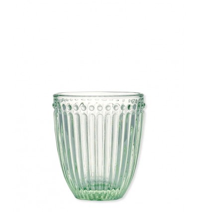 Set 6 Vasos de agua Alice verde pálido