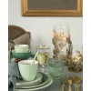 Set 6 Vasos de agua Alice verde pálido