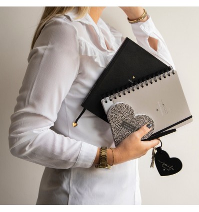 Cuaderno de notas A5 con aspecto de cuero