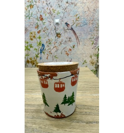 VELA CERÁMICA TELEFÉRICO/BOSQUE DE INVIERNO