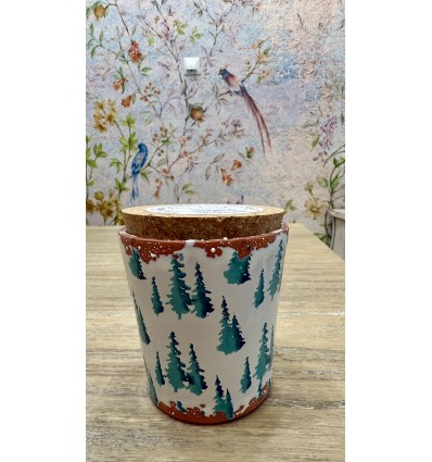 VELA CERAMICA ABETO VERDE/PINO MEDITERRANEO