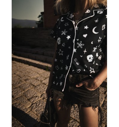 CAMISA NEGRA "BANDANA"