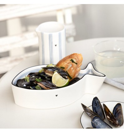 Fuente en forma de pez