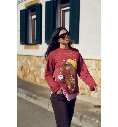 SUDADERA CAFÉ