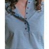 CAMISETA DE RAYAS CON BOTONES- IDA-EVANIA