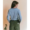 CAMISETA DE RAYAS CON BOTONES- IDA-EVANIA