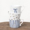Taza Rayas azules
